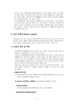 [소비자행동] 상표 애호도(Brand Loyalty) 중요성 연구-5