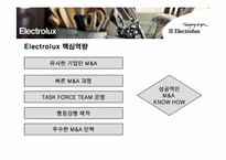 M&A 전문기업 Electrolux 일렉트로룩스-9