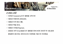 M&A 전문기업 Electrolux 일렉트로룩스-16