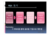 [국제경영학] 일렉트로룩스 Electrolux의 M&A-9