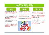 NAFTA 북미자유무역협정(North American Free Trade Agreement)-9