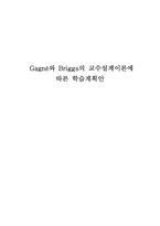 [교육공학] Gagne와 Briggs의 교수설계이론에 따른 학습계획안 -밀가루 반죽놀이-1