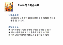 [교육학] `가족 간의 의사소통` 가네(Gagne)의 수업의 사태 적용 교육학습과정안-9