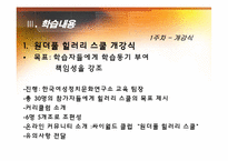 [여성교육]성인 전기 여성 정치 교육 프로그램 기획안-5