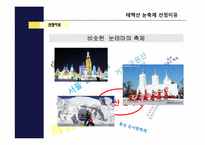 [축제이벤트론] 삿포르 눈축제와 태백산 눈축제 비교 분석-3