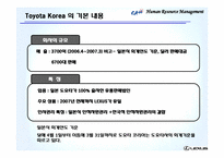 [인사관리] 도요타 코리아 인적자원관리-6