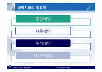 [기업재무] 한국 기업의 배당정책-19
