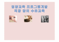 영양교육 프로그램개발 -직장 맘의 수유교육-1