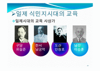 [교육철학] 개화기와 일제식민지시대의 교육-20