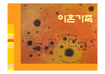 이혼가족 문제점 및 대안-1