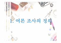 [정치커뮤니케이션] 여론조사-2