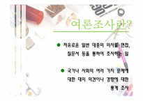 [정치커뮤니케이션] 여론조사-3