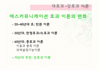 [매스컴] 대효과 -강효과 이론-2