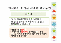 [국어구조] 보조용언 목록-19