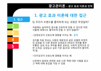 [광고관리론]광고 효과 이론과 전략-4