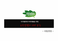 유한킴벌리 ERP도입사례 분석-1