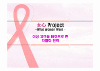 [호텔전략경영] 여성 고객을 타겟으로 한 차별화 전략-1