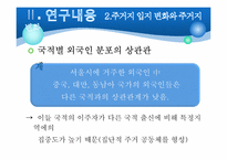 서울시 외국인 이주자의 분포변화와 주거지 분화-19