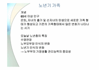 노년기 가족 레포트-3