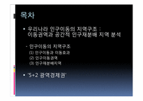 우리나라 인구이동의 지역구조 -이동권역과 공간적 인구재분배 지역 분석-3