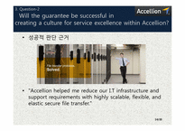 [서비스마케팅] Case 15. The Accellion Service Guarantee-14