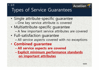[서비스마케팅] Case 15. The Accellion Service Guarantee-19