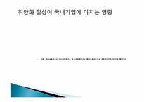위안화 절상이 국내기업에 미치는 영향-1