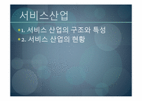 서비스 산업의 발전방향, 전망-4
