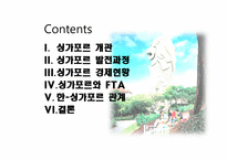 싱가포르의 국제경제 환경 -싱가포르의 주요산업과 FTA를 중심으로-2