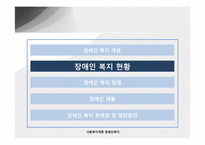 [사회복지개론] 장애인복지-7