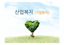 산업복지(기업복지)-1