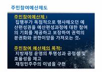 [지방행정] 주민참여예산제도의 사례 및 운영상 문제점과 발전방안에 대해서-3