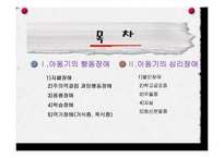 아동기의 발달장애-2