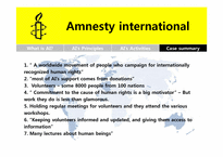 [조직행동] 엠네스티 인터내셔널(Amnesty International)-5