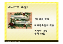 [러시아 문화] 러시아의 휴일, 풍속, 관습-4
