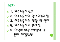 [정책론] 이주노동자 코리안 드림과 현실-2