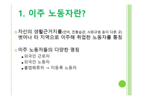 [정책론] 이주노동자 코리안 드림과 현실-3