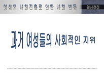 [정보사회] 여성의 사회진출로 인한 사회변동-7
