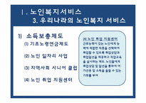 [사회복지개론] 노인복지 서비스의 이해-5