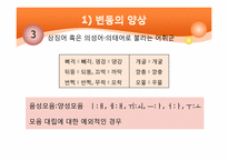 [국어음운론] 기타 음운 변동(모음조화와 두음법칙)-5