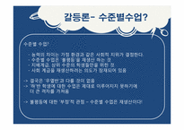 [교육학개론] 수준별 학습에 관한 고찰-20