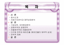 [재무분석](주)농심의 전략분석-2