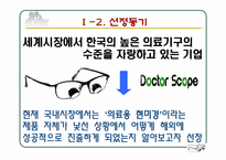 [국제경영]`의료용 현미경 TTL LOUPE`와 `고품질 안경` 전문 생산 수출업체 미남옵틱스의 글로벌 시장 진출 전략-4