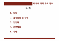 [경제학]재 판매 가격 유지 행위-2
