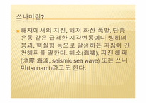[주거학] 쓰나미와 주거환경의 상관관계-2