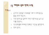 기업과 개인 목표달성을 위한 세부적인 전략 계획수립-15