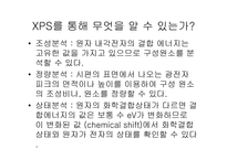 [반도체 공정]X-선 광전자 분광법(XPS)-5