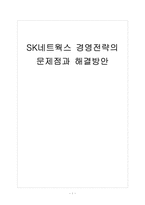 [SK네트웍스]SK네트웍스 경영전략의 문제점과 해결방안 보고서-1