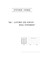 HRM 사례: 기업 사례분석 SAS-1