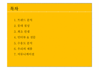 [글로벌경영] 아침식사 대용 음료에 대한 트렌드-1